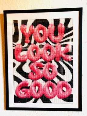 You Look So Good Diamond Art | 12x17" Frame | Unique Handmade Gift | Wall Art